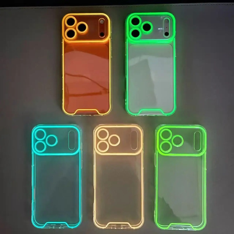 Tablet Accessories Aesthetic - Capa de Silicone Luminosa Transparente Antichoque