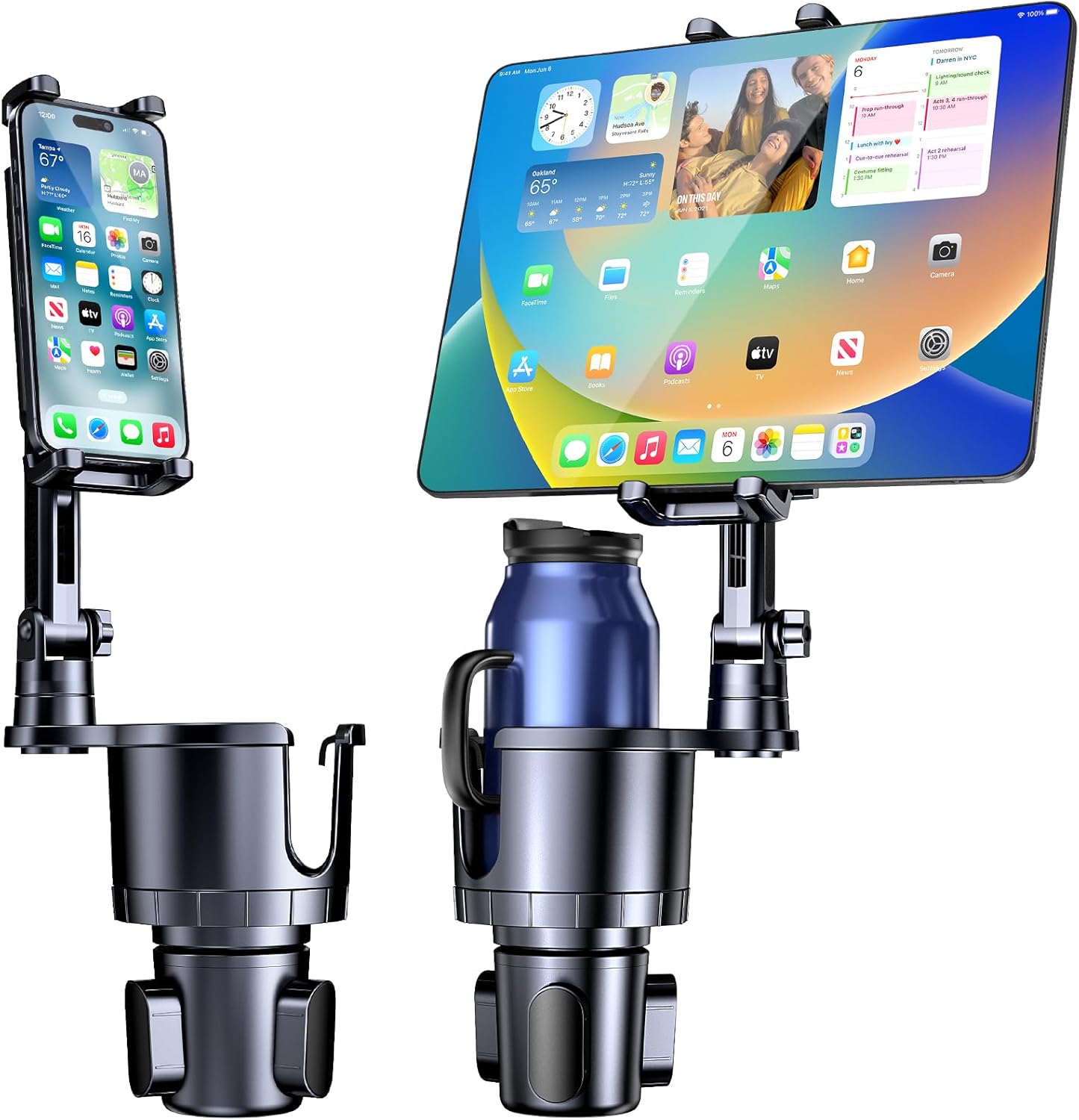 Tablet Ipad Accessories - Suporte para Copo e Celular/Tablet, Suporte
