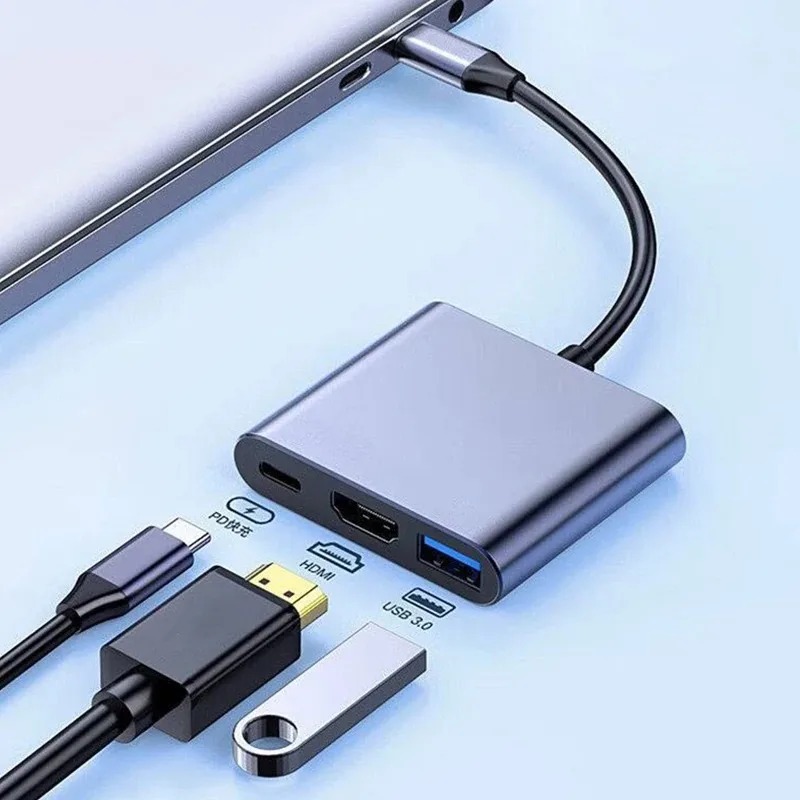 Hdmi Adapter Tablet - Usb c hub 3 em 1