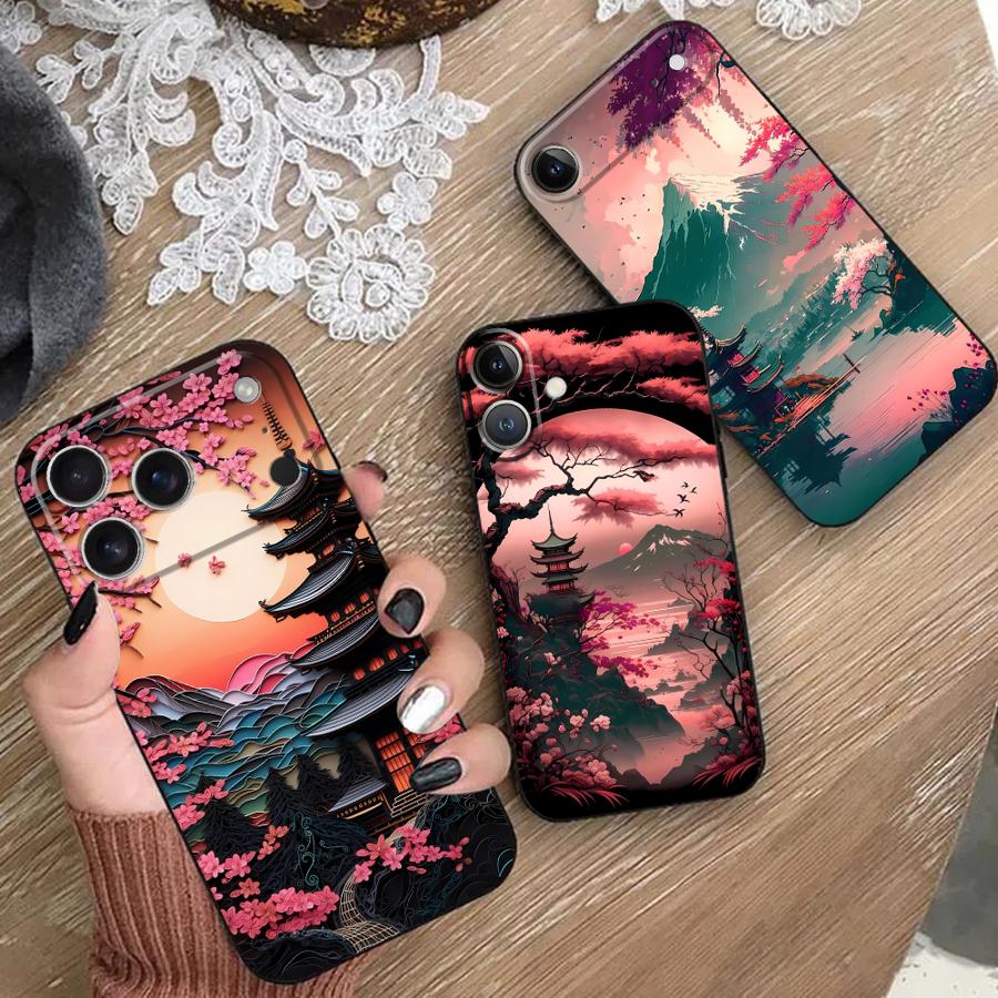 Tablet Accessories Aesthetic - Capa de Celular Estética Monte Fuji