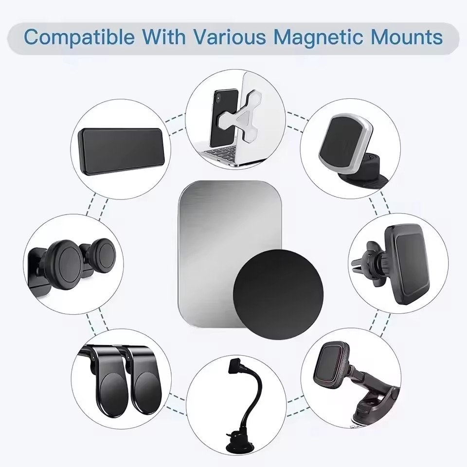 5/10 peças Placa Metálica Magn - Car Accessories Tablet Holder avaliação e preço