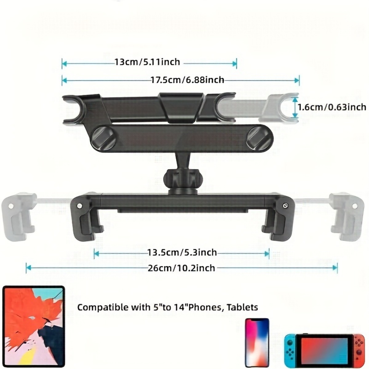 Suporte universal para tablet  - Car Accessories Tablet Holder avaliação e preço