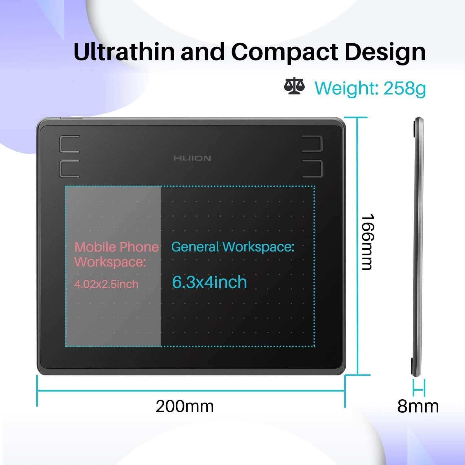 HUION HS64 Tablet Gráfico 6 Po - Huion Tablet Accessories avaliação e preço