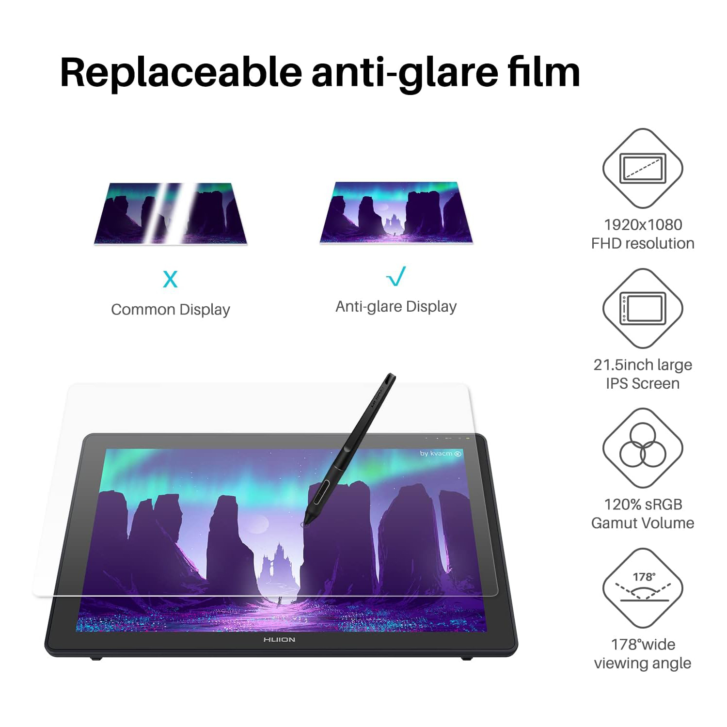 Mesa digitalizadora Huion Kamv - Huion Tablet Accessories avaliação e preço