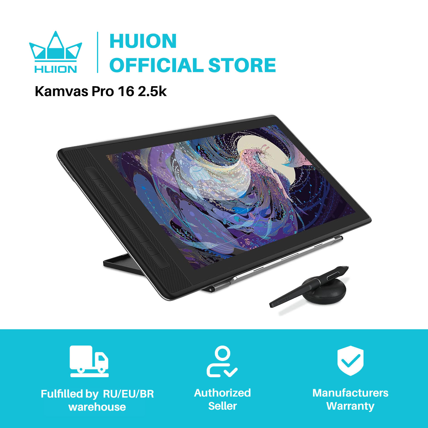 HUION-KAMVAS Pro 16 Tablet de  - Huion Tablet Accessories avaliação e preço