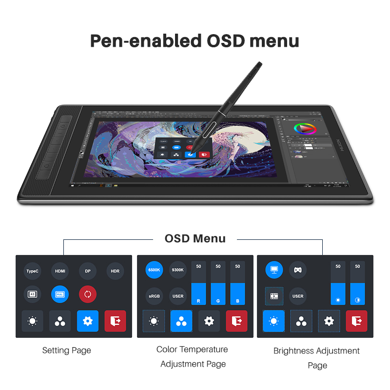 HUION-KAMVAS Pro 16 Tablet de  - Huion Tablet Accessories avaliação e preço