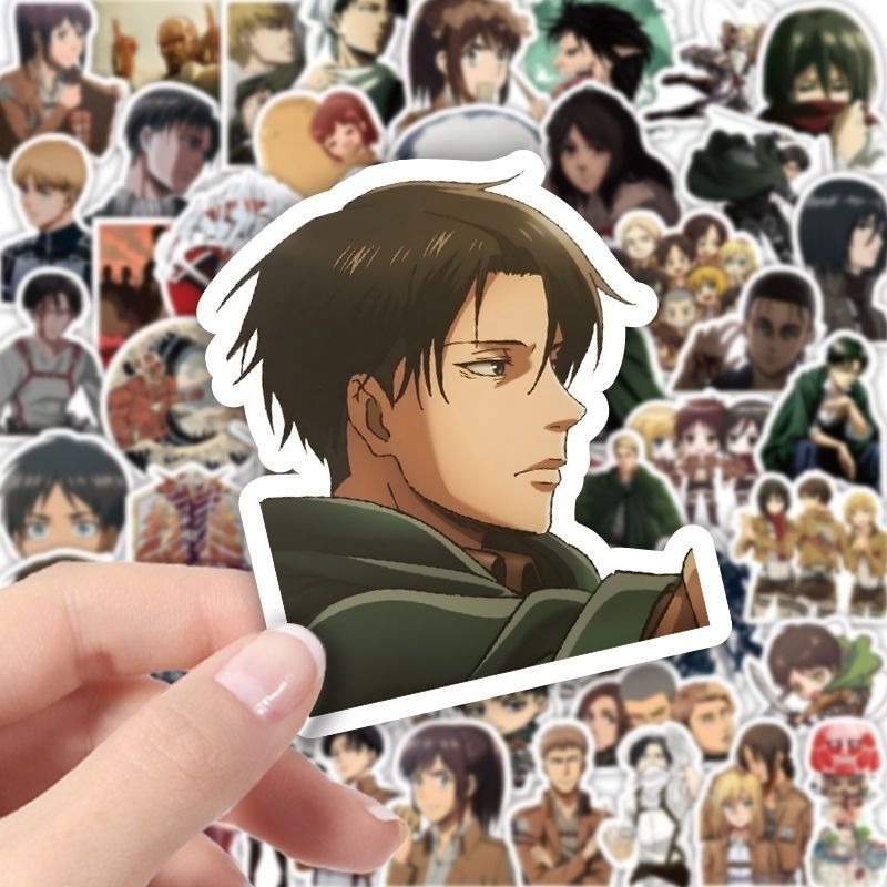 60 Adesivos de Anime Attack on - Tablet Accessories Aesthetic avaliação e preço